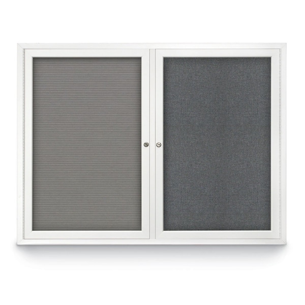 Corkboard, Cobalt/Bronze, 96" x 48"